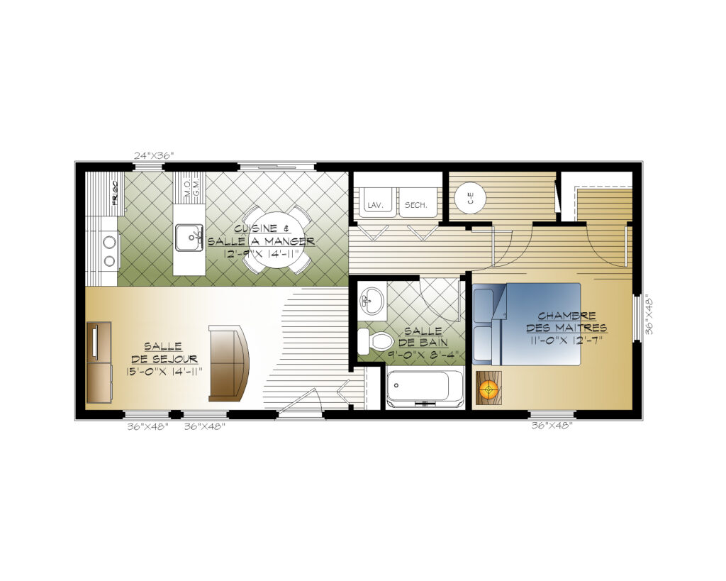 Plan de Mini -Maison au Québec — Guide de construction